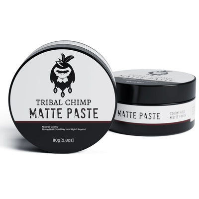 Tribal Chimp Matte Hair Styling Paste - Flexible Medium-Strong Hold - 80g