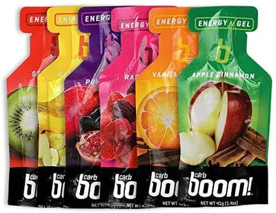 Boom Nutrition Fruit Blast Energy Gels - 12 Pack